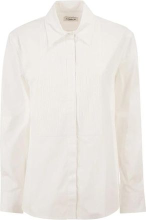 Dondup Shirts - Dames - Overhemden - Wit - L - Katoen - Overhemden
