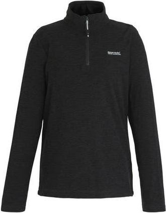 Regatta Sweetheart Quarter Zip Fleece Top in Seal Grey at Nordstrom, Size 10