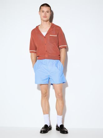 Drykorn Mens Pyjama-stripe poplin short