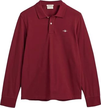 GANT Polo con logo - Rosso