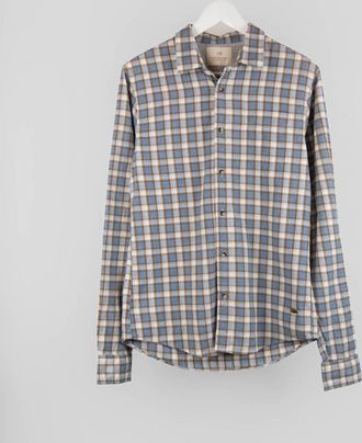Scotch & Soda Mens Grindle Shirt In Blue