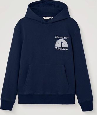 Ellesse Mens Club Di Corsa Hoodie - Navy - Size: 40