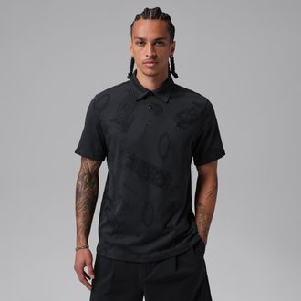 Nike Jordan Mens Jordan Dri-FIT Golf Polo in Black | IU1301-045