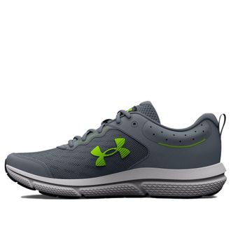 Under Armour Charged Assert 10 4E Wide Gravel Lime Surge 3026176-101