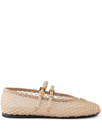 Prada Mesh ballet flats - Neutrals