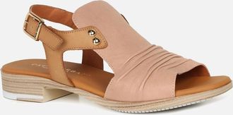 Paula Urban Womens Coastal Womens Buckle Fastening Sandals - Brown - Size: 4