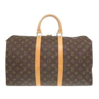 Louis Vuitton Pre-owned Weekend Bags, unisex, Brown, Size: ONE SIZE Pre-owned Keepall 45