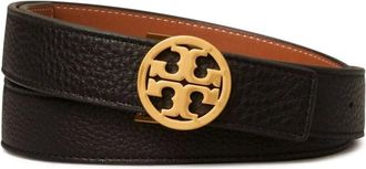 Tory Burch Tory Burch, Belts, female, Black, Size: XS Reversible Miller Belt