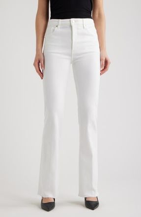 Frame Denim The Reboot High Waist Bootcut Jeans in White at Nordstrom, Size 25