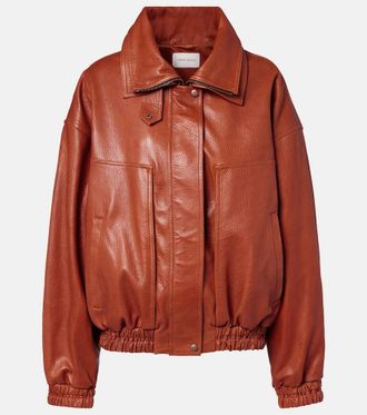 Magda Butrym Leather blouson jacket