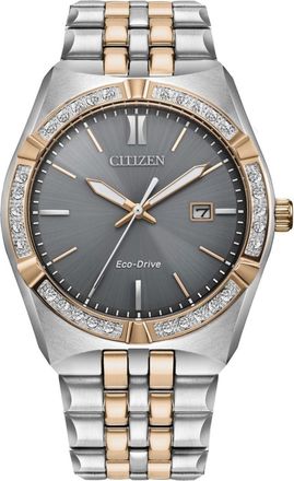 Citizen Mens Eco-drive Grey Dial Watch
