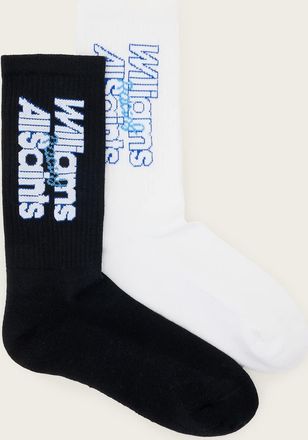 AllSaints Williams X AllSaints Jacquard Socks 2 Pack, Size: S/M