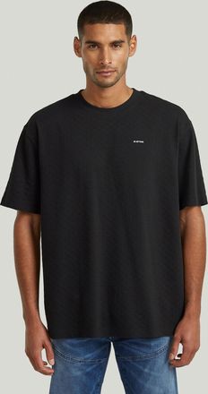 G-Star Structured Relaxed Base T-Shirt - Zwart - Heren