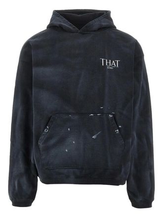 Thisisneverthat logo-print hoodie - Zwart