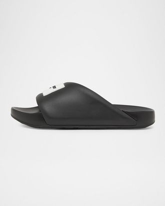 Givenchy Logo Label Slide Sandals