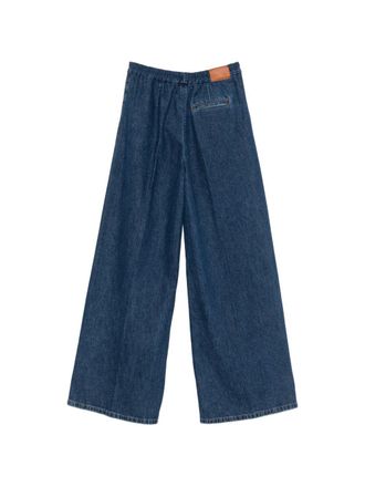 Forte_Forte Wide-Leg Denim Jeans - Navy
