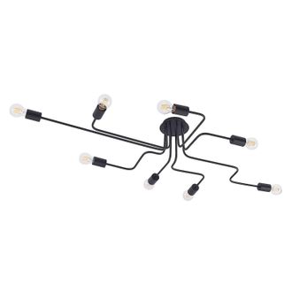 Lindby L&aacute;mpara De Techo elimar En Negro Metal - Lindby