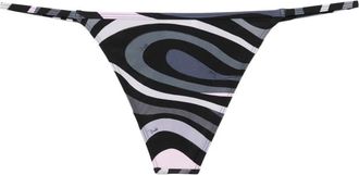 Pucci Slip bikini con stampa astratta - Nero