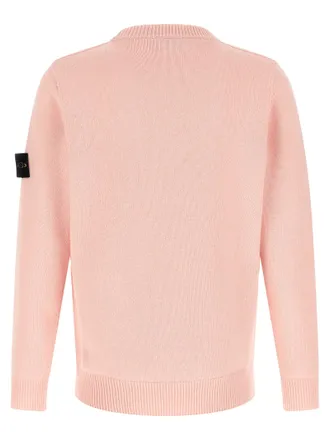 Stone Island Wool Crew Neck Sweater - Pink