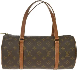 Louis Vuitton Papillon Handbag Monogram Canvas Brown Canvas Handbag (Pre-Owned)