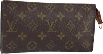 Louis Vuitton Pre-owned Wallets, female, Brown, Size: ONE SIZE Pre-owned Vintage Wallet