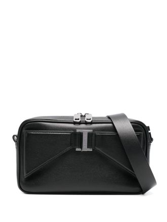 Dolce & Gabbana leather messenger bag - men - Calf Leather - One Size - Black