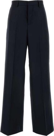Ami Navy Blue Wide Leg Pant