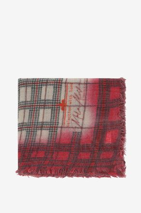 Mala Alisha Karierte Stola aus Wolle und Kaschmir Selina