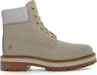 Lumberjack Lace-up Boots - Dames - Veterlaarzen - Beige - 37 EU - Schoenen