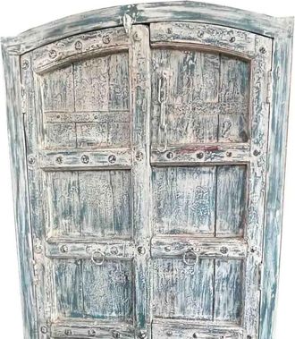Wanderlust Deco Armario de madera artesanal 107 x 42 x 192h cm