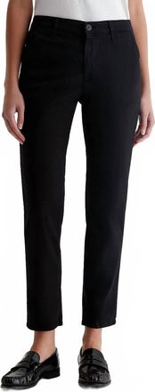 AG - Adriano Goldschmied Caden Slim Trouser In Super Black