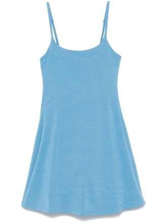 Girlfriend Collective Juliet performance dress - women - Recycled Polyester/Spandex/Elastane/Recycled Polyester/Spandex/Elastane - L - Blue