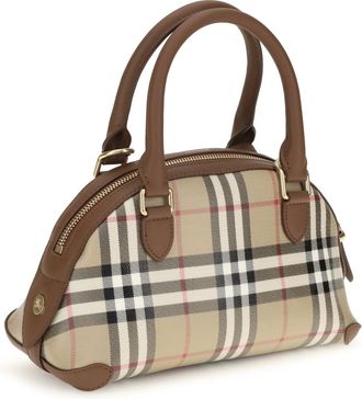 Burberry Womens Handbag Mini Primrose Top Handle Bag Archive Beige Canvas Handbags Hand