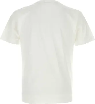 Comme Des Gar&ccedil;ons Gold Heart T-Shirt - White