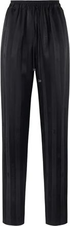 Elisabetta Franchi striped trousers - Black