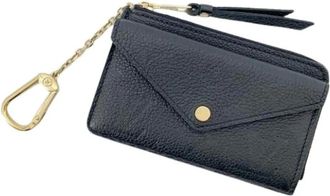 Louis Vuitton Pre-owned Wallets, female, Black, Size: ONE SIZE Pre-owned Canvas Wallet