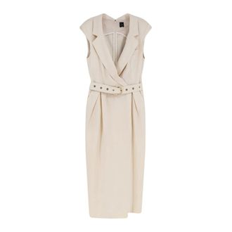 Pinko Pinko, Kleedjes, Dames, Wit, S, Maxi Kleedjes