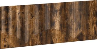 vidaXL Cabecero Montada En La Pared Hoorn Roble Ahumado Vidaxl