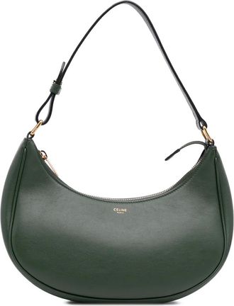 Celine Borsa a spalla Ava in pelle 2020-2025 - Verde