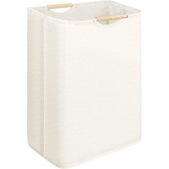 OEM Cesto De Ropa Plegable, Cesto De Lavander&iacute;a De 60 Litros Con Asa De Madera, Cesto De Ropa Para Dormitorio, Ba&ntilde;o, Habitaci&oacute;n Infantil, Viajes -crezuo