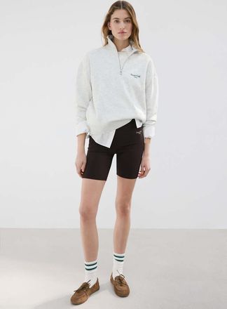 Mango Leggings messaggio stampato marrone - Donna - S - MANGO