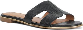 Dune London Ludlowss Faux Leather Slide Sandal in Black at Nordstrom Rack, Size 10Us / 40Eu