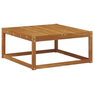 vidaXL Mesa De Exterior Natural 79 X 79 X 37 Cm Vidaxl