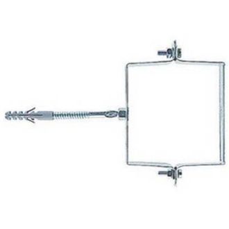Fischer 50 X Collare Fischer In Acciaio Zincati Quadri Scp Q Misura: 100 X 100