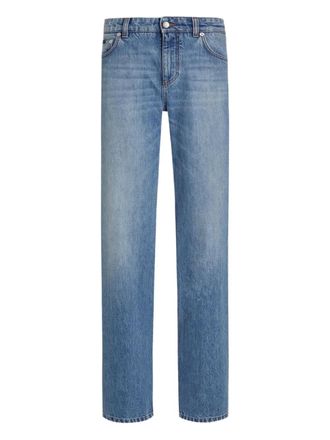 Dolce & Gabbana logo-plaque jeans - Blue