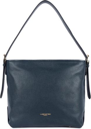 Lancaster Sac seau Zipp&eacute; Dune 529-92 - Dames - Schoudertassen - Blauw - ONE Size - Leer - Tassen