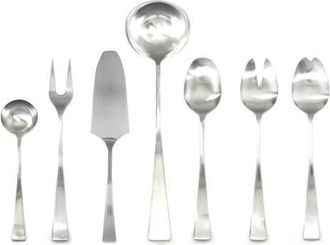 Mepra Italia Serving Set - 7 Pieces in Ice Silver at Nordstrom