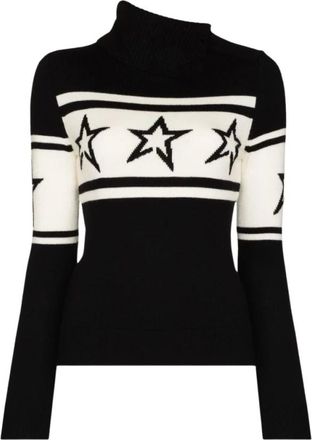 Perfect Moment Wolf Mock-neck Top - Sport - Mujer - Negro - S