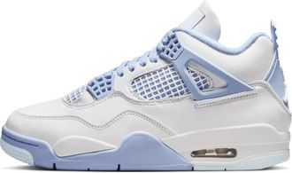 Nike Jordan 4 Retro Forget Me Not - Dames - Fitnessschoenen - Blauw - 38 EU - Leer - Fitness