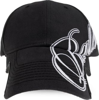 Balenciaga Caps, male, Black, Size: L Cap with Visor
